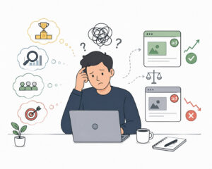 Man is in de war door cognitieve biases